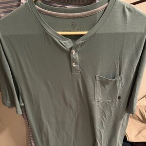 NEW FREE FLY bamboo lightweight short sleeve in Sage green